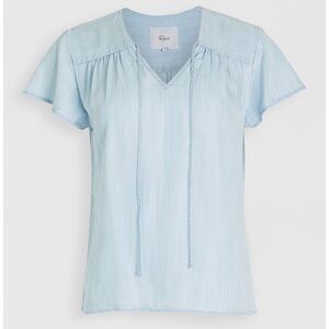 Rails Viera Short Flutter Sleeve Chambray Top large